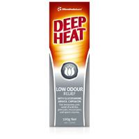 Deep Heat Low Odour 100G Pain relief of arthritis, joint pain, muscle pain