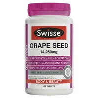 Swisse Grape Seed 14,250mg 180 Tablets Antioxidant Relieve Swelling