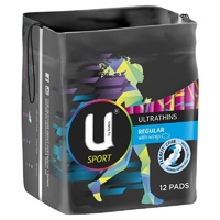 Kotex U Sports Ultrathin Regular 12