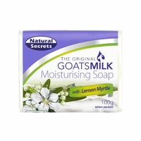 Natural Secrets Goatsmilk Lemon Myrtle Soap 100G