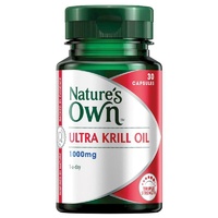 Natures Own Ultra Krill Oil 1622 1000mg Capsules 30