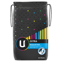 U by Kotex Pad Regular with Wings 16