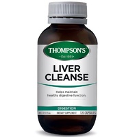 Thompsons Liver Cleanse Capsules 120 Assists to alleviate flatulence, bloating