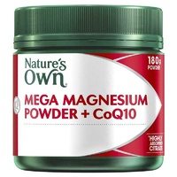 Natures Own Mega Magnesium Powder + CoQ10 180G