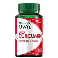 Nature's Own Bio-Curcumin 60 Capsules anti-inflammatory & antioxidant properties