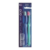 Curasept SoftLine Maxi Soft 010 Two Pack Extremely Soft Flexible Bristles