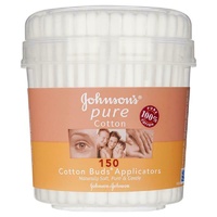 Johnson & Johnson Cotton Buds 150 with Canister 100% Pure Cotton