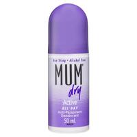 Mum Dry Roll On Active 50ml