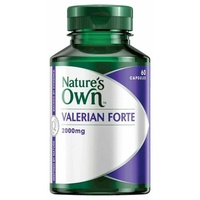Nature's Own Valerian Forte 2000mg 60 Capsules Relief of sleeplessness