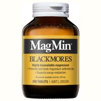 Blackmores Magmin 500mg 250 Tablets Support Body Metabolism Muscle Function