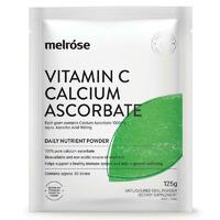 Melrose Vitamin C Calcium Ascorbate Powder 125g Support Healthy Immune Function