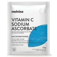 Melrose Vitamin C Sodium Ascorbate Powder 125g Support Healthy Immune Function