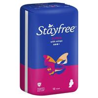 Stayfree Super Pads With Wings 12 Pack