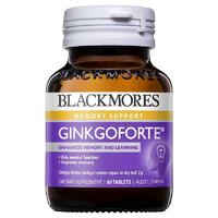Blackmores Ginkgo Forte 2000mg 80 Tablets Support Working Memory Thought Process