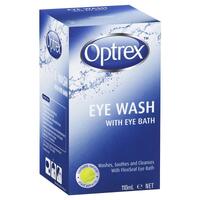 Optrex Fresh Eyes Liquid Eye Wash Bath 110ml