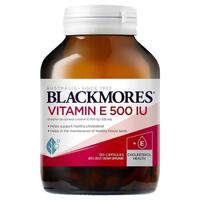 Blackmores Vitamin E 500IU Cholesterol Health 150 Capsules