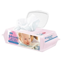 Johnson's Baby Wipes Skincare Lightly Scented 80 Pack Enriched Moisturisers