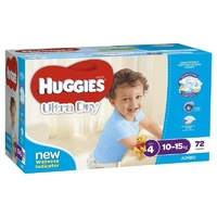 Huggies Jumbo Toddler Boy 72 Pack Secure Cushioned Side Shields