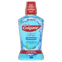 Colgate Plax Alcohol free Antibacterial Mouthwash Peppermint 500mL