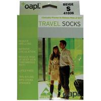 Oapl Travel Socks Small Beige