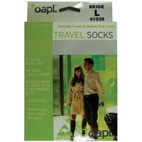 Oapl 41038 Travel Socks Beige Large