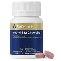 BioCeuticals Methyl B12 Chewable 60 Tablets