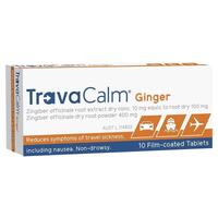 Travacalm Travel Sickness Natural Tablets 10