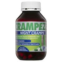Crampeze Night Cramps 120 Capsules Relieve Muscle Cramps Sugar Free