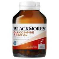 Blackmores Glucosamine + Fish Oil 90 Capsules Relieve Symptoms Mild Arthritis