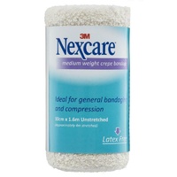 Nexcare Crepe Bandage Medium 100mm x 1.6m Absorbs perspiration Comfortable
