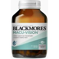 Blackmores Macu Vision 150 Tablets Support Eye Macula Health Healthy Vision