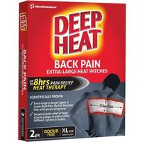 Deep Heat Back Patches 2 Pack