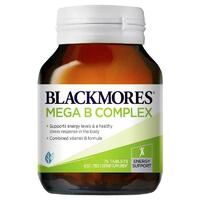 Blackmores Mega B Complex 75 Tablets Support Energy Levels Support Skin Healh