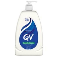 QV Gentle Wash 500G for Normal and Sensitive Skin Re-hydrates Dry Skin