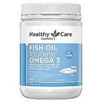 Healthy Care Fish Oil 1000mg Omega 3 400 Capsules Support Heart Brain Eye Health