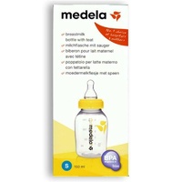 Medela Breastmilk Bottle with Teat 150ml Dishwasher and Microwave Safe