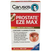 Carusos Natural Health Prostate Eze Max 30 Capsules Prostate Gland Health