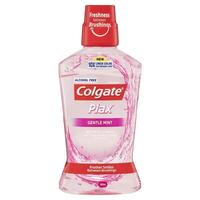 Colgate Plax Alcohol Free Antibacterial Mouthwash Gentle Mint 500mL