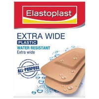 Elastoplast 48445 Extra Wide Plastic Strips 20 Breathable Material