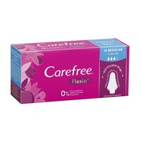 Carefree Flexia Fragrance Free Regular Tampons With Wings 16 Pack