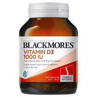 Blackmores Vitamin D3 1000IU 200 Capsules Support Muscle Strength
