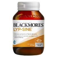 Blackmores Lyp-Sine 100 Tablets Relieve Symptoms of Cold Sores Wound Healing