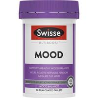 Swisse Ultiboost Mood 50 Tablets Supports Emotional Wellbeing
