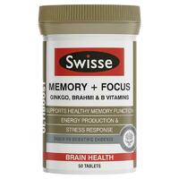 Swisse Ultiboost Memory + Focus 50 Tablets Support Memory Function