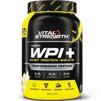 VitalStrength WPI Plus 100 Whey Protein Isolate 1Kg Vanilla