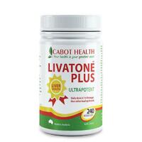 Cabot Health LivaTone Plus With Turmeric 240 Capsules Liver Detoxification