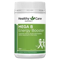 Healthy Care Mega B 200 Tablets Support Energy Level Nervous System Health