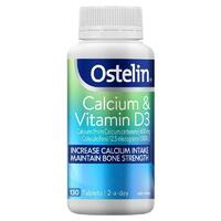 Ostelin Calcium & Vitamin D3 130 Tablets Bone Strength Calcium Absorption