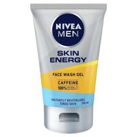 Nivea for Men Active Energy Face Wash Gel 100ml