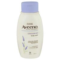 Aveeno Active Naturals Stress Relief Body Wash 354mL Lavender Chamomile